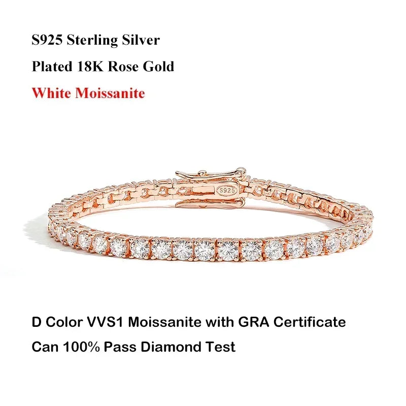 Moissanite Tennis Bracelet