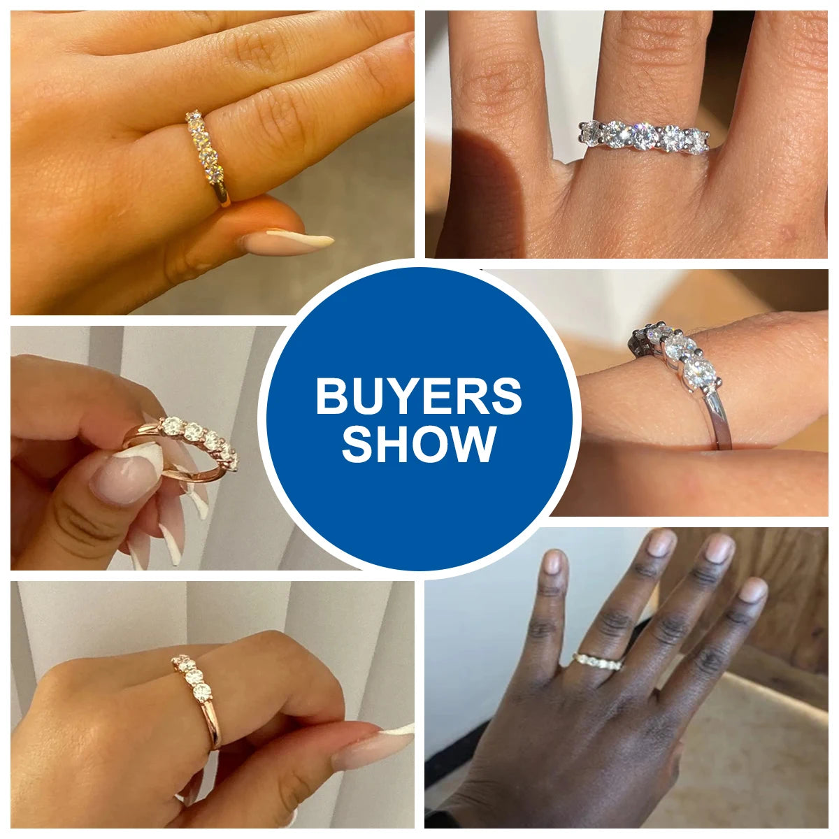 Moissanite Diamond Ring