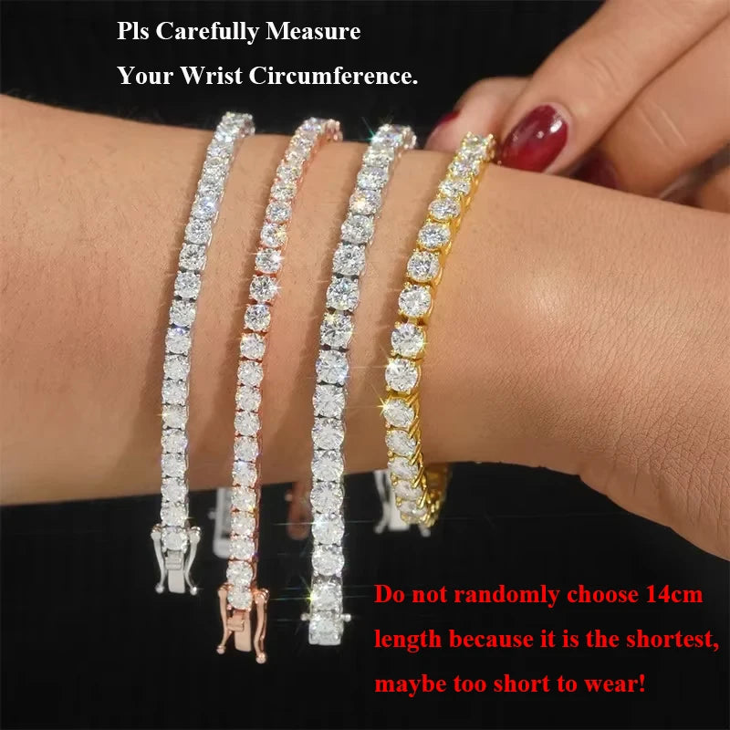 Moissanite Tennis Bracelet