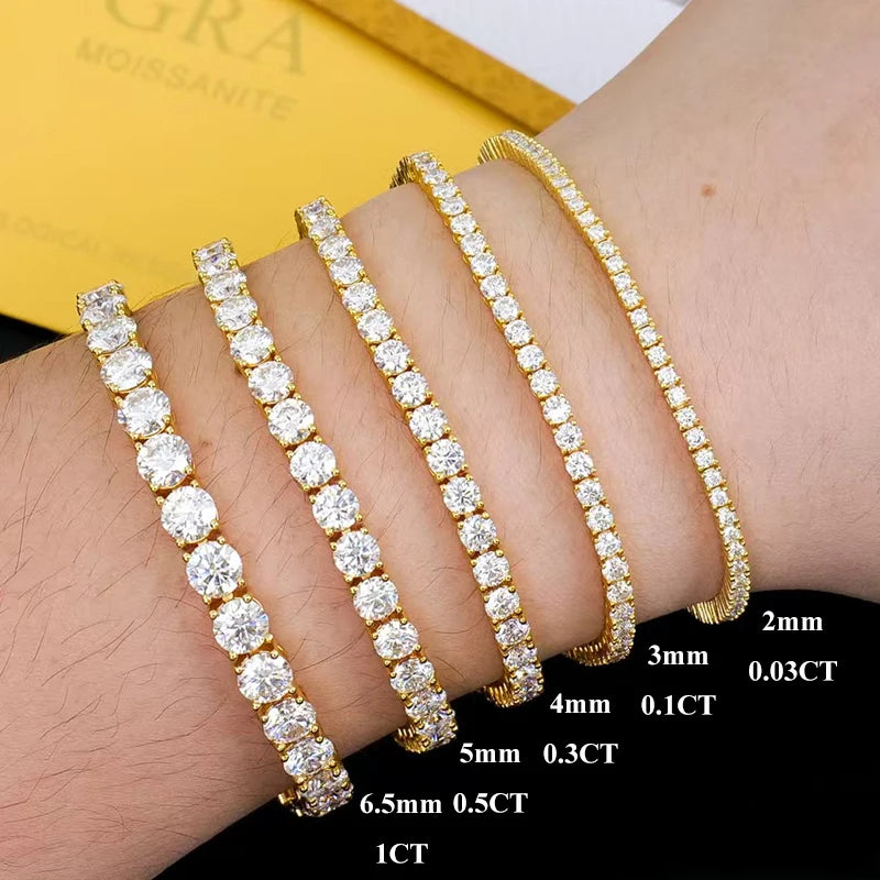 Moissanite Tennis Bracelet