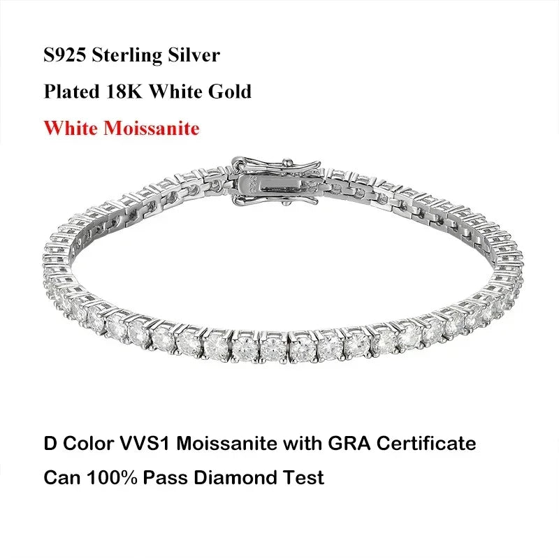 Moissanite Tennis Bracelet