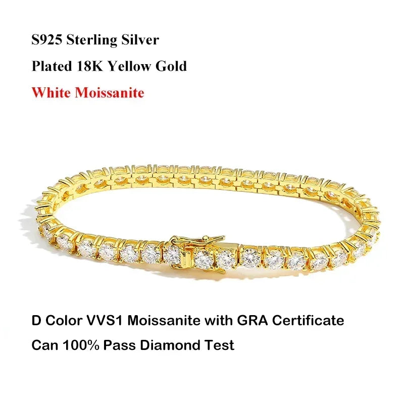Moissanite Tennis Bracelet